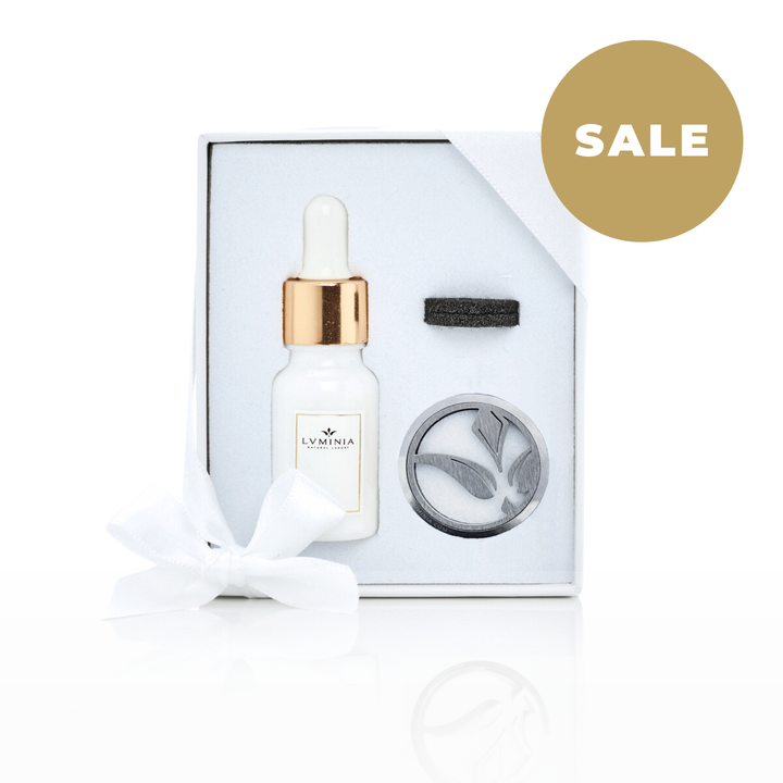 Strieborný matný auto difuzér